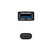 Nanocable USB 3.1, 0.15m cable USB USB 3.2 Gen 2 (3.1 Gen 2) 0,15 m USB A USB C Ne