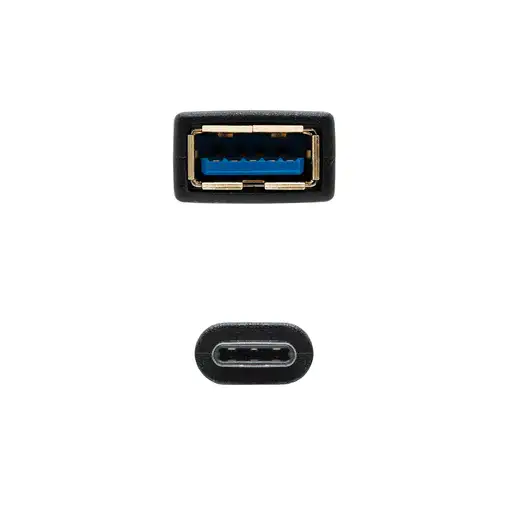 Nanocable USB 3.1, 0.15m cable USB USB 3.2 Gen 2 (3.1 Gen 2) 0,15 m USB A USB C Ne