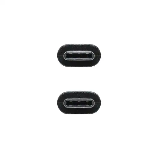 Nanocable USB 2.0, 2m cable USB USB C Negro