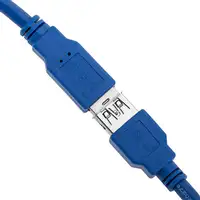 Techly 0.5m USB 3.0 A M/F cable USB USB 3.2 Gen 1 (3.1 Gen 1) 0,5 m USB A Azul