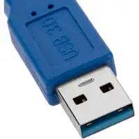 Techly 0.5m USB 3.0 A M/F cable USB USB 3.2 Gen 1 (3.1 Gen 1) 0,5 m USB A Azul