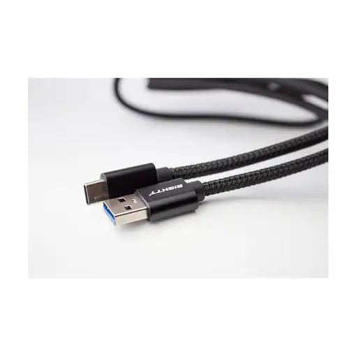 Eightt ECT-3B-PVC cable USB USB 3.2 Gen 1 (3.1 Gen 1) 1 m USB A USB C Negro