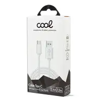 COOL 8434847023250 cable USB 1,2 m USB A USB C Blanco