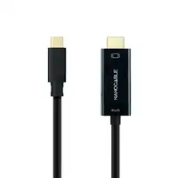 Nanocable Cable Conversor USB-C a HDMI 1.4 4K@30HZ 3 m, Negro
