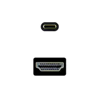 Nanocable Cable Conversor USB-C a HDMI 1.4 4K@30HZ 3 m, Negro