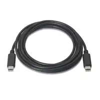 AISENS A107-0055 cable USB USB 2.0 0,5 m USB C Negro
