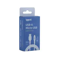 iggual IGG316931 cable USB USB 2.0 1 m USB A Micro-USB A Blanco