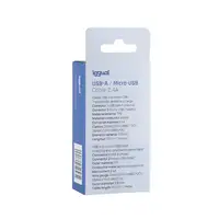 iggual IGG316931 cable USB USB 2.0 1 m USB A Micro-USB A Blanco