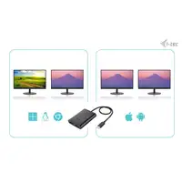 i-tec USB-C Dual 4K/60Hz (single 8K/30Hz) HDMI Video Adapter