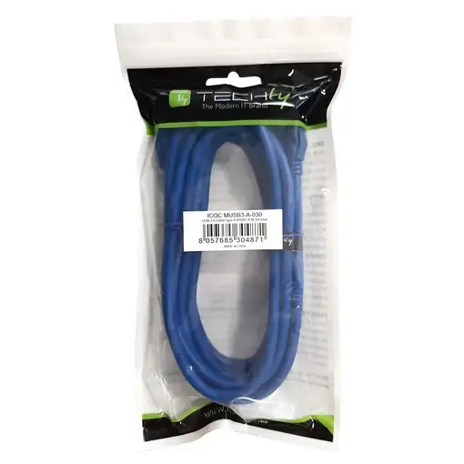 Techly 0.5m USB 3.0 A-Micro B M/M cable USB USB 3.2 Gen 1 (3.1 Gen 1) 0,5 m USB A