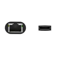 AISENS Conversor USB3.1 Gen1 USB-C A Ethernet Gigabit 10/100/1000 Mbps, Gris, 15cm