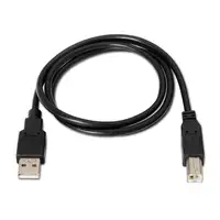 AISENS A101-0006 cable USB USB 2.0 1,8 m USB A USB B Negro