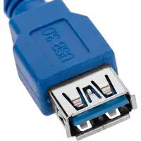 Techly 1.0m USB 3.0 A M/F cable USB USB 3.2 Gen 1 (3.1 Gen 1) 1 m USB A Azul