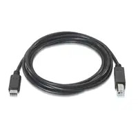 AISENS A107-0053 cable USB USB 2.0 1 m USB C USB B Negro