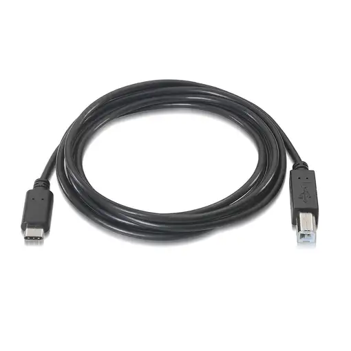 AISENS A107-0053 cable USB USB 2.0 1 m USB C USB B Negro