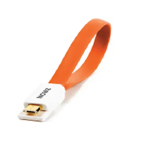 Ziron ZR204 cable USB USB 2.0 0,2 m USB A Micro-USB A Naranja