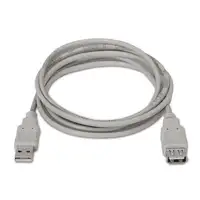 AISENS A101-0014 cable USB USB 2.0 3 m USB A Beige