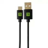Techly ICOC MUSB20-CMAM01T cable USB USB 2.0 0,1 m USB A USB C Negro