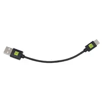 Techly ICOC MUSB20-CMAM01T cable USB USB 2.0 0,1 m USB A USB C Negro
