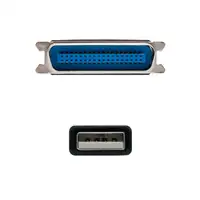 Nanocable CONVERTIDOR USB IMPRESORA, TIPO A/M-CN36(IEEE1284)/M, 1.5M