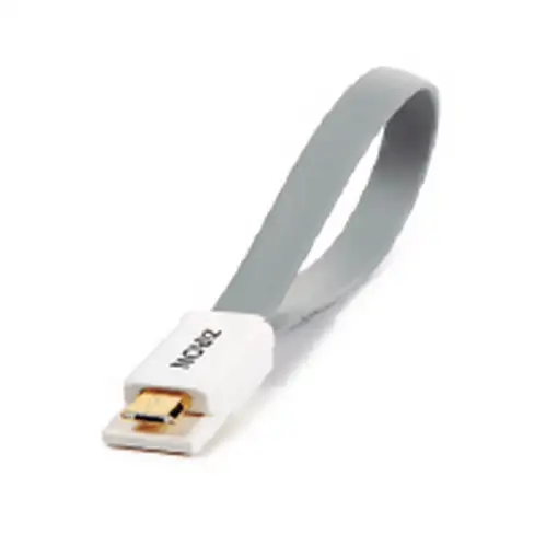 Ziron ZR201 cable USB USB 2.0 0,2 m USB A Micro-USB A Gris