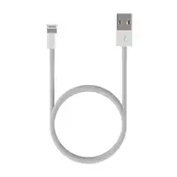 AISENS Cable Lightning A USB 2.0, Lightning/M-USB A/M, Blanco, 0.5 m