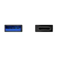 AISENS Mini Adaptador Aluminio USB 3.2 Gen1 3A, Tipo USB-C/M-A/H, Negro