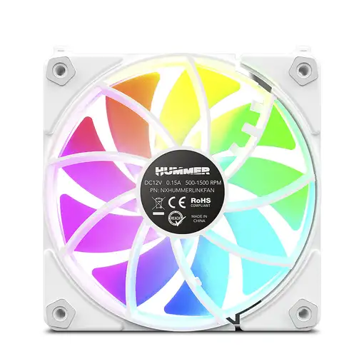NOX Hummer NXHUMMERELINKWH sistema de refrigeración para ordenador Carcasa del ord
