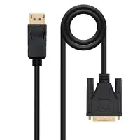 Nanocable Cable conversor DISPLAYPORT a DVI, DP/M - DVI/M, Negro, 2.0 M