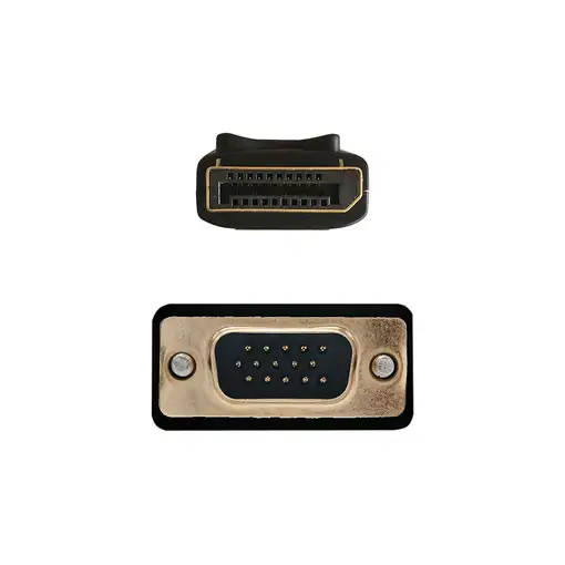 AISENS A125-0365 adaptador de cable de vídeo 2 m DisplayPort VGA D-SUB Negro