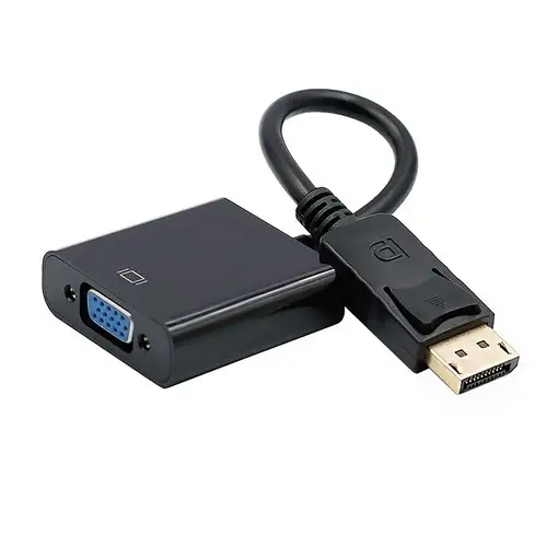 AISENS CONVERSOR DISPLAYPORT A SVGA, DP/M-SVGA/H, NEGRO, 15CM