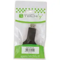 Techly DSP-229 DisplayPort DVI-I Negro