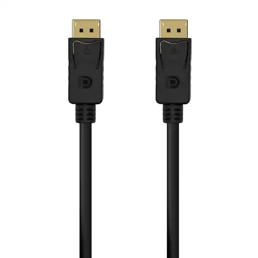 AISENS Cable DISPLAYPORT V1.2 4K@60Hz, DP/M-DP/M, Negro, 0.5M