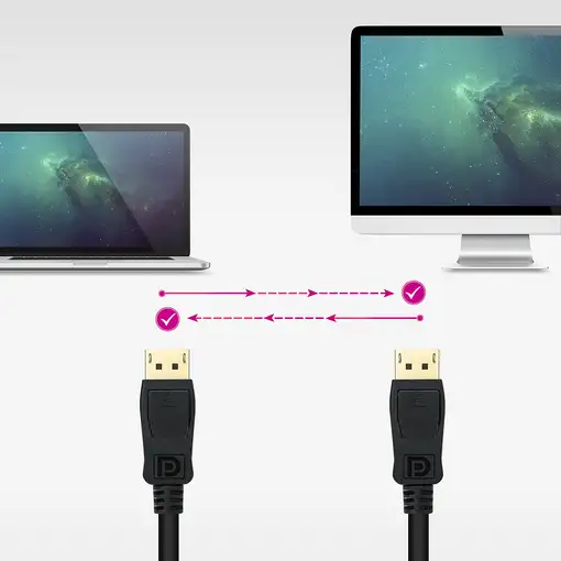 Nanocable Cable DisplayPort 1.4, DP/M - DP/M, Negro, 3 m