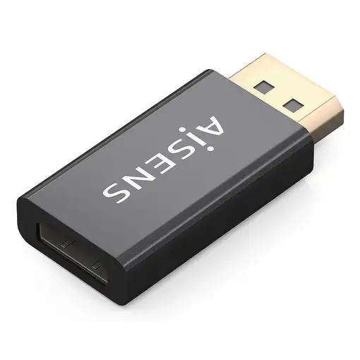 AISENS Conversor DisplayPort a HDMI 4K@60HZ, DP/M-HDMI/H, Negro