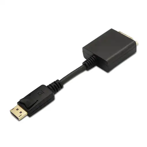 AISENS A125-0133 adaptador de cable de vídeo 0,15 m DisplayPort DVI Negro
