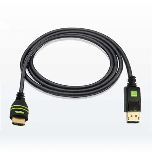 Techly 1m DisplayPort/HDMI Negro