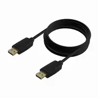 AISENS Cable DISPLAYPORT V1.2 CCS 4K@60Hz, DP/M-DP/M, Negro, 3.0m