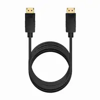 AISENS Cable DISPLAYPORT V1.2 CCS 4K@60Hz, DP/M-DP/M, Negro, 3.0m