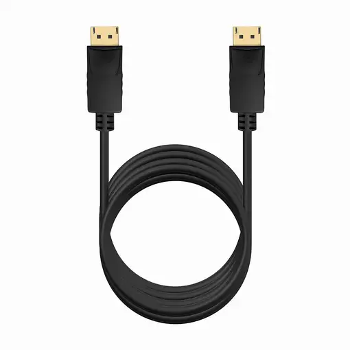 AISENS Cable DISPLAYPORT V1.2 CCS 4K@60Hz, DP/M-DP/M, Negro, 3.0m