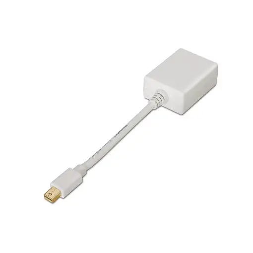 AISENS A125-0136 adaptador de cable de vídeo 0,15 m Mini DisplayPort VGA Blanco