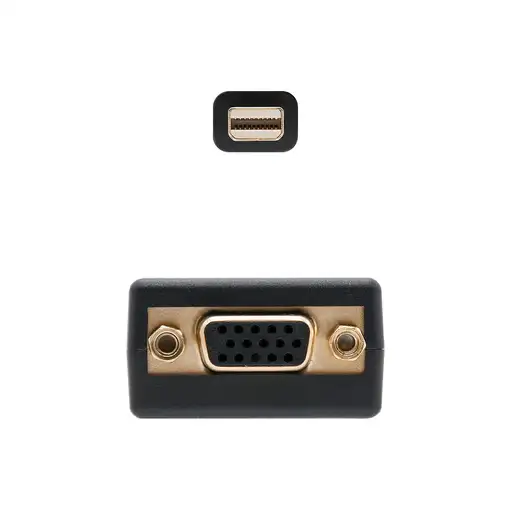 Nanocable CONVERSOR MINI DP A SVGA MINI DP/M-SVGA/H NEGRO 15 CM
