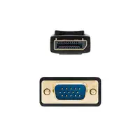 Nanocable Cable conversor DISPLAYPORT a VGA, DP/M - VGA/M, Negro, 5.0 M