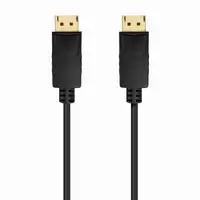 AISENS Cable DISPLAYPORT V1.2 CCS 4K@60Hz, DP/M-DP/M, Negro, 5.0m