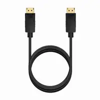 AISENS Cable DISPLAYPORT V1.2 CCS 4K@60Hz, DP/M-DP/M, Negro, 5.0m