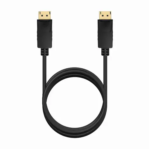 AISENS Cable DISPLAYPORT V1.2 CCS 4K@60Hz, DP/M-DP/M, Negro, 5.0m