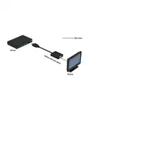 Techly IDATA-HDMI-VGA2 adaptador de cable de vídeo VGA (D-Sub) Negro