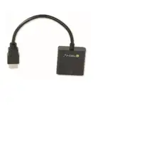 Techly IDATA-HDMI-VGA2 adaptador de cable de vídeo VGA (D-Sub) Negro