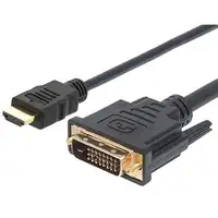 Techly 3.0m HDMI - DVI-D M/M 3 m Negro