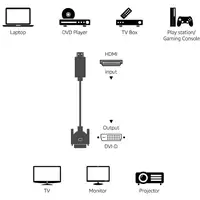 Techly 3.0m HDMI - DVI-D M/M 3 m Negro